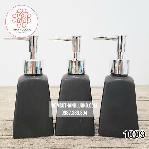 Bộ 3 Bình Sữa Tắm Dầu Gội Khách Sạn Dáng Thang- 1009