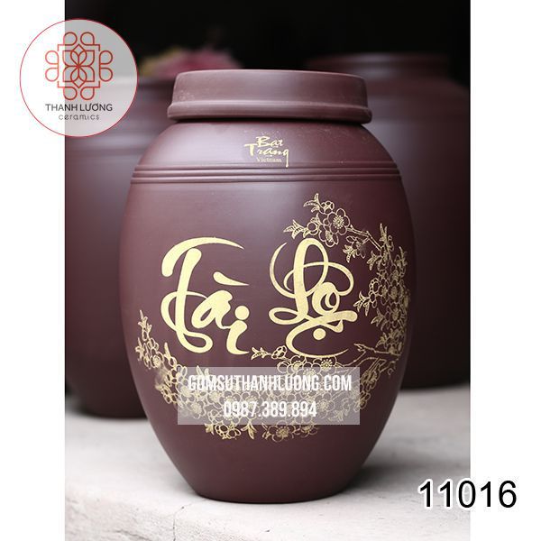 Chum Sành Đựng Rượu Bát Tràng 70L - 11016