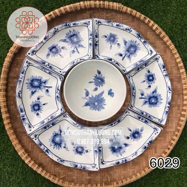 Bộ Đĩa Bát Tràng - 6029