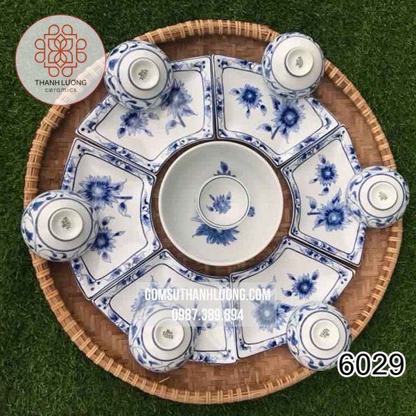 Bộ Đĩa Bát Tràng - 6029