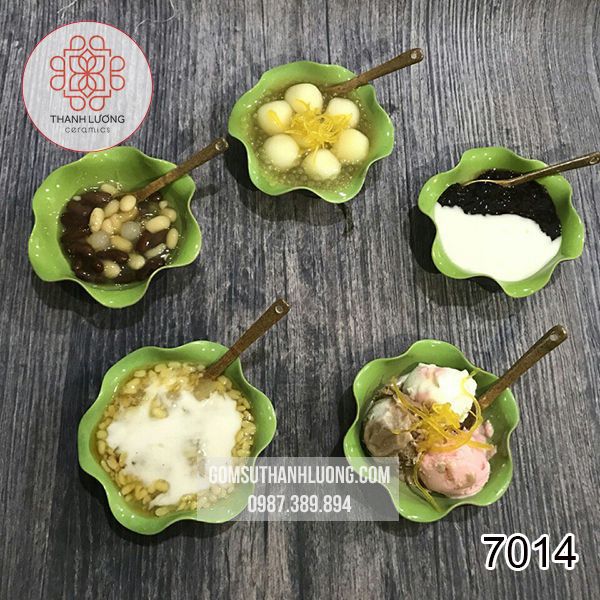 Bát Đựng Chè Sứ Sen Bát Tràng -7014