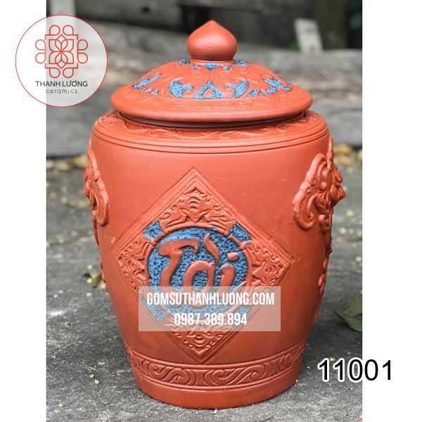 Chum Rượu Chữ Tài Bát Tràng 15L/10kg - 11001