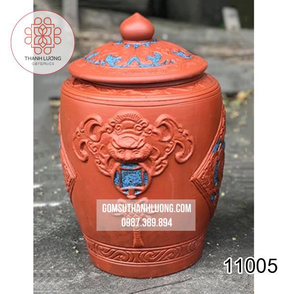 Chum Sành Đựng Rượu Bát Tràng 20L/15kg - 11005