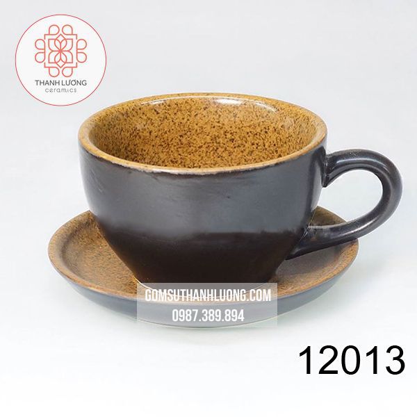 Cốc Cafe Capuchino Men Gốm Bát Tràng - 12013