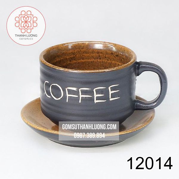 Cốc Cafe Quán Cafe Men Gốm Bát Tràng - 12014