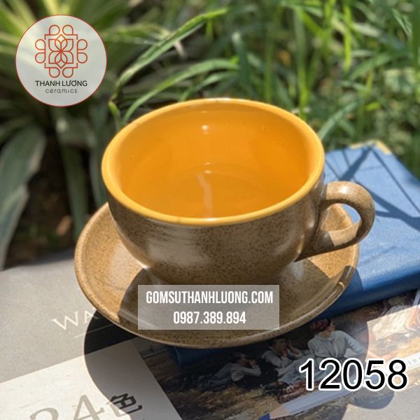 Cốc Cafe Sứ Men Màu Bát Tràng - 12058