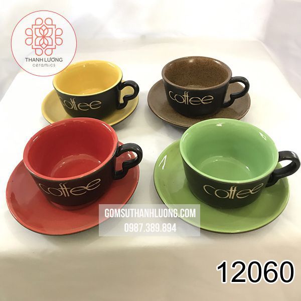 Set Cốc Cafe Đường Bát Tràng - 12060