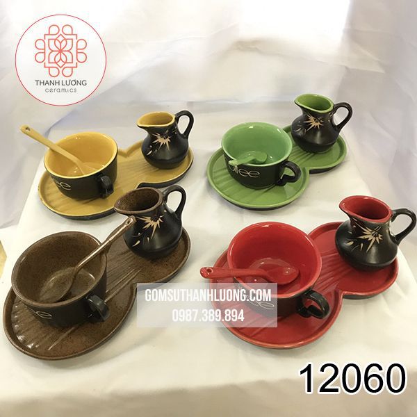 Set Cốc Cafe Đường Bát Tràng - 12060